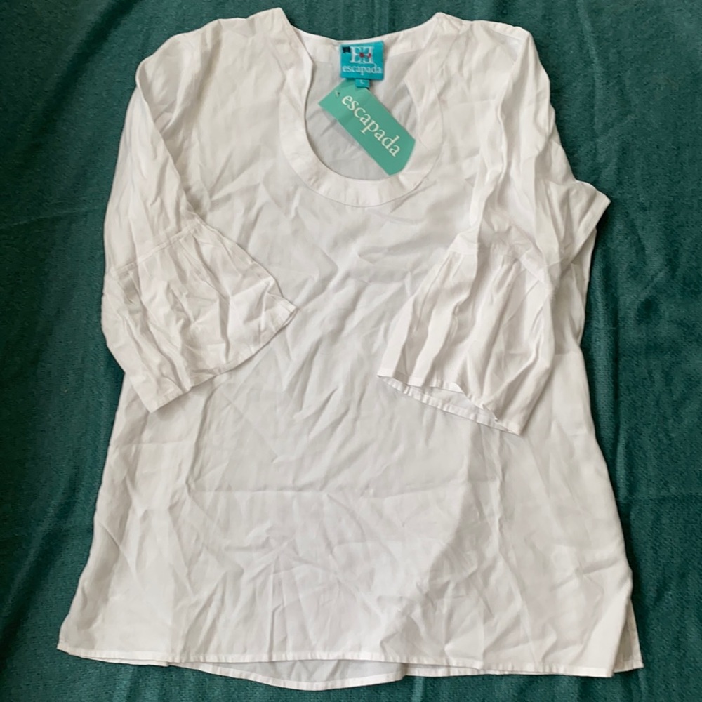 Escapade white tunic